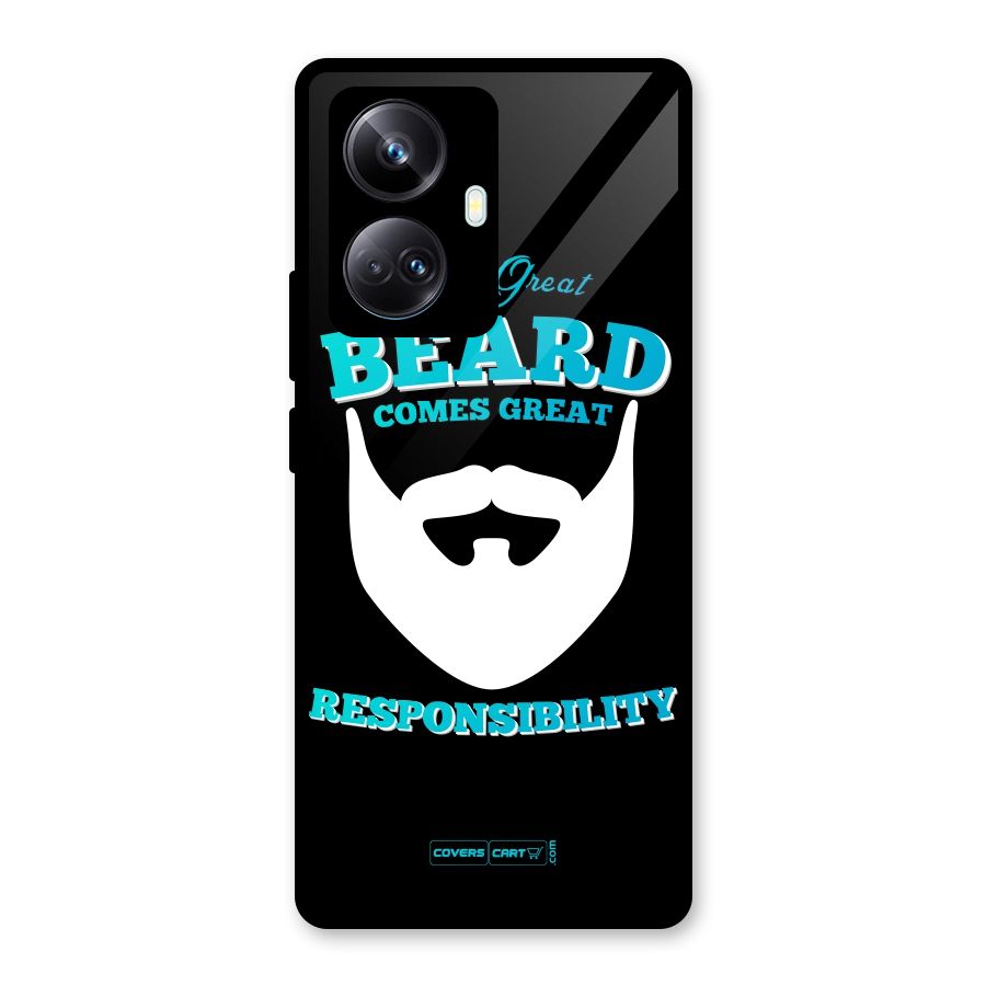 Great Beard Glass Back Case for Realme 10 Pro Plus