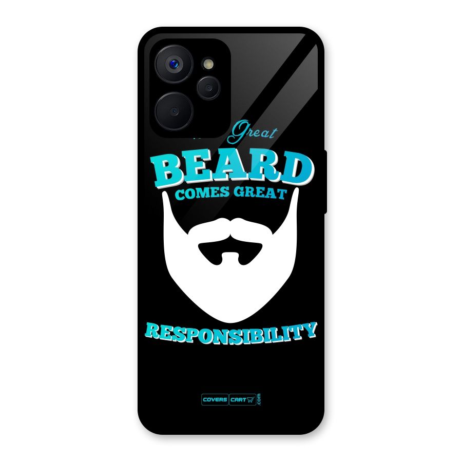 Great Beard Glass Back Case for Realme 9i 5G