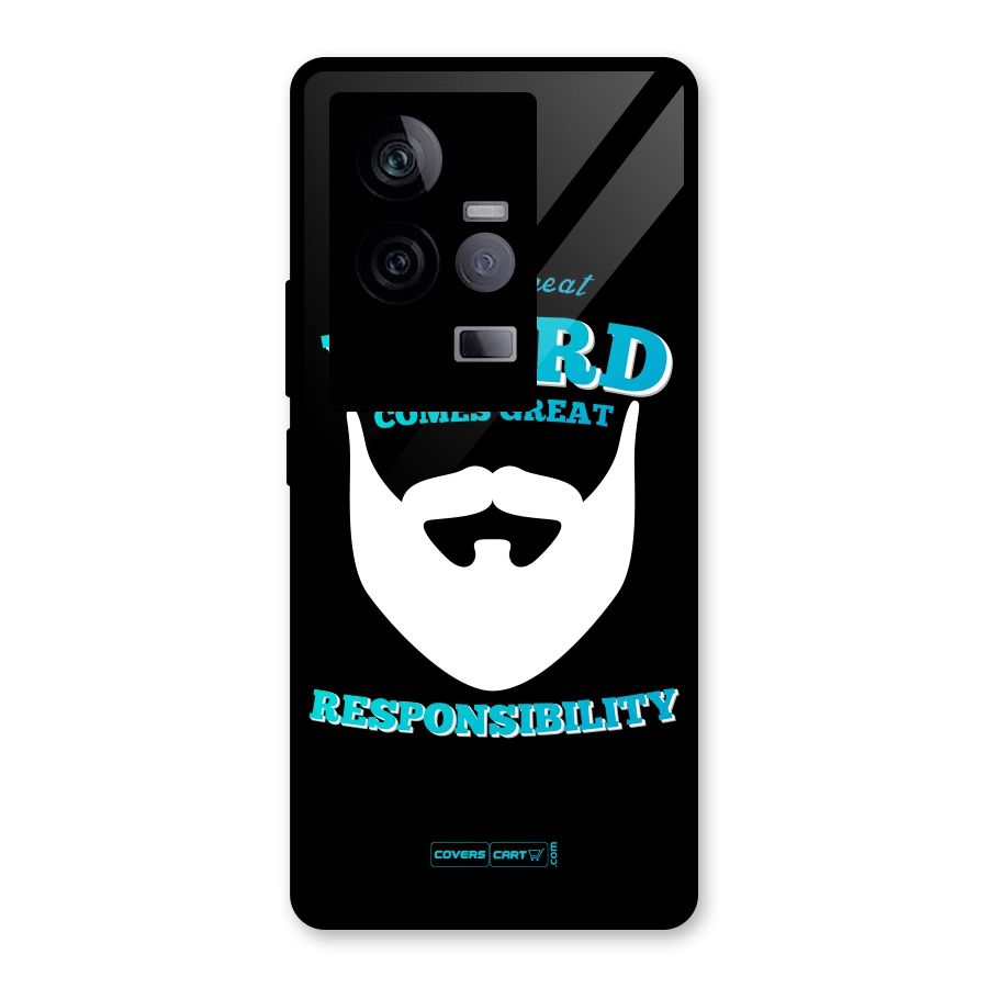 Great Beard Glass Back Case for Vivo iQOO 11 5G