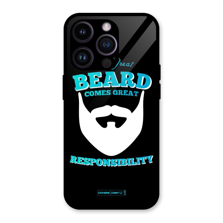 Great Beard Glass Back Case for iPhone 14 Pro