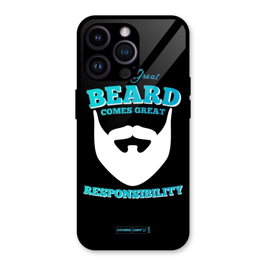 Great Beard Glass Back Case for iPhone 14 Pro Max