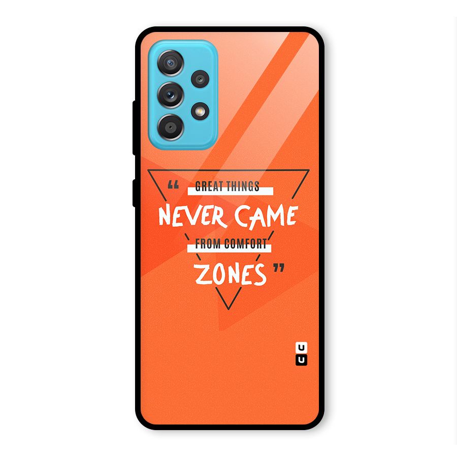 Great Things Comfort Zones Glass Back Case for Galaxy A52s 5G