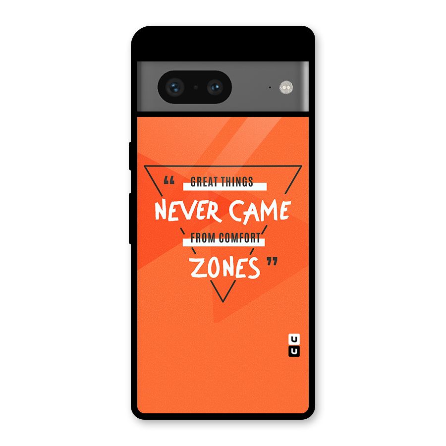Great Things Comfort Zones Glass Back Case for Google Pixel 7
