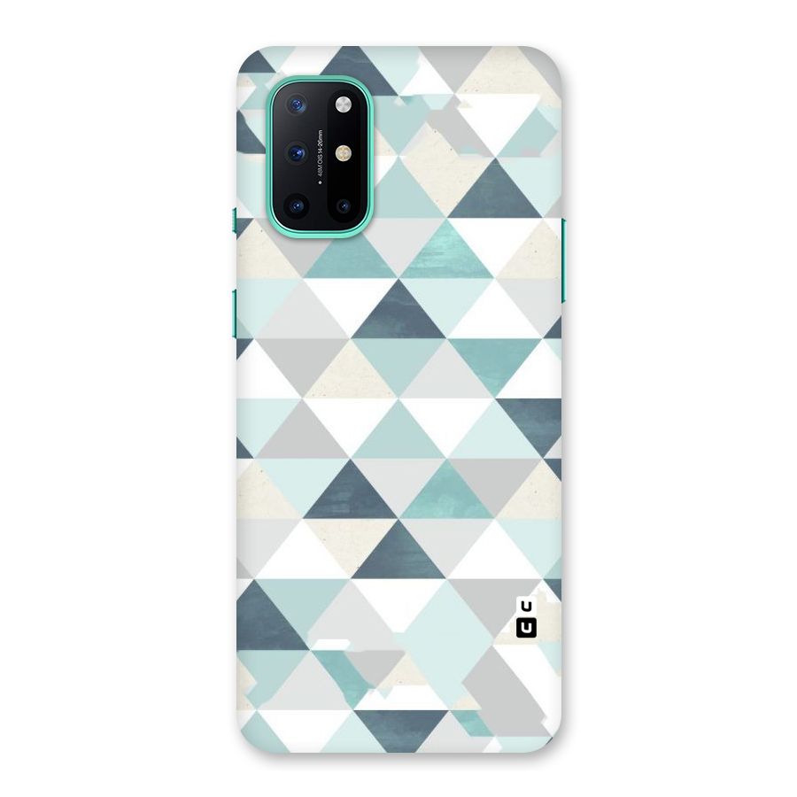 Green And Grey Pattern Back Case for OnePlus 8T