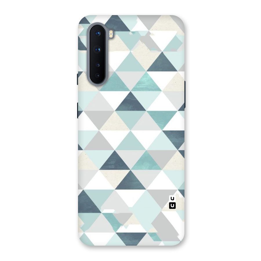 Green And Grey Pattern Back Case for OnePlus Nord