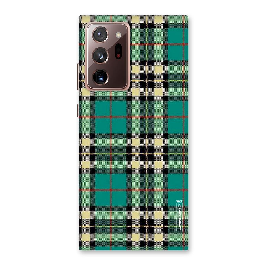 Green Check Back Case for Galaxy Note 20 Ultra
