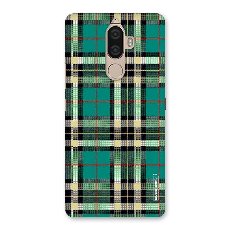 Green Check Back Case for Lenovo K8 Note