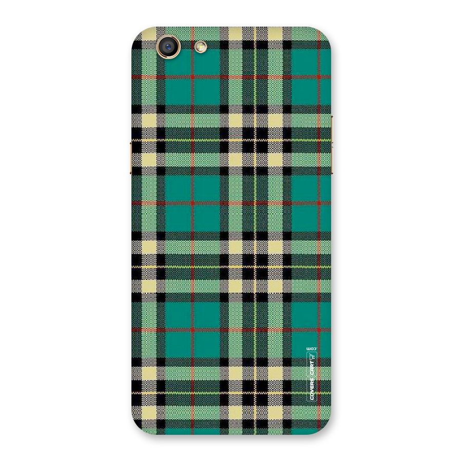 Green Check Back Case for Oppo F3