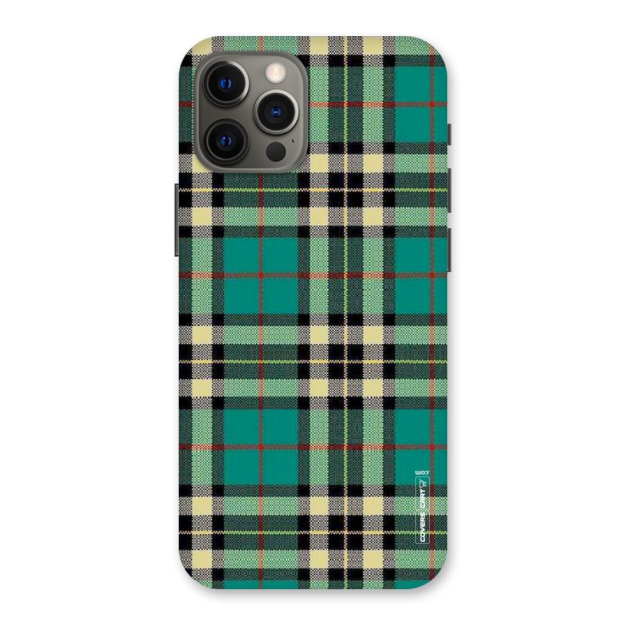 Green Check Back Case for iPhone 12 Pro Max