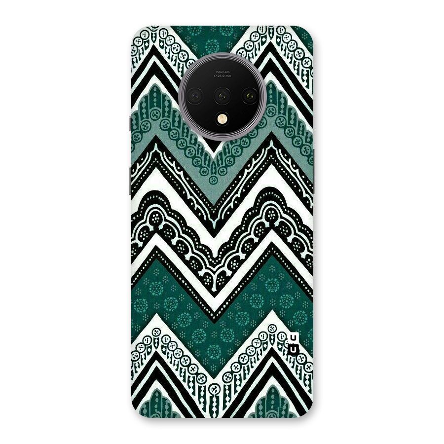 Green Chevron Back Case for OnePlus 7T