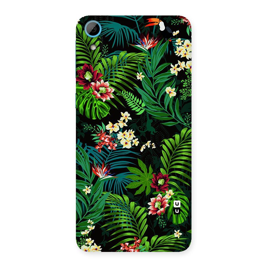 Green Leaf Design Back Case for HTC Desire 826