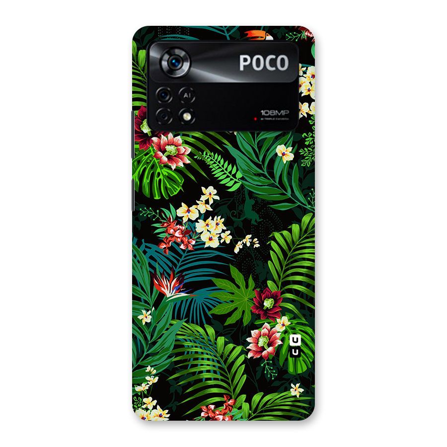 Green Leaf Design Back Case for Poco X4 Pro 5G