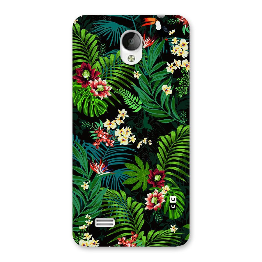 Green Leaf Design Back Case for Vivo Y21