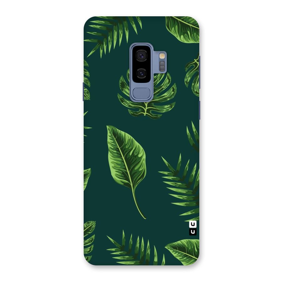 Green Leafs Back Case for Galaxy S9 Plus