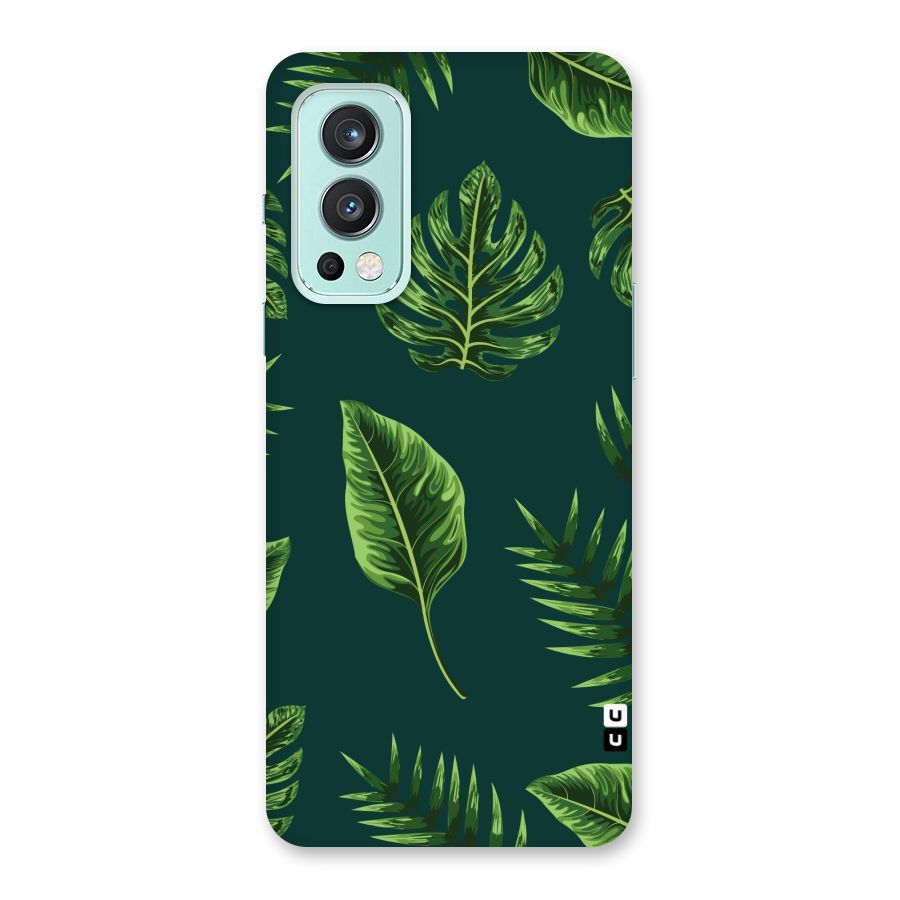Green Leafs Back Case for OnePlus Nord 2 5G