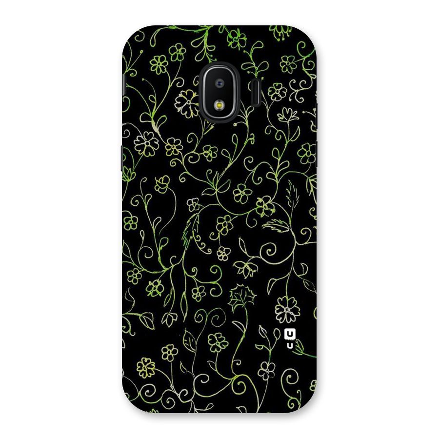 Green Leaves Back Case for Galaxy J2 Pro 2018