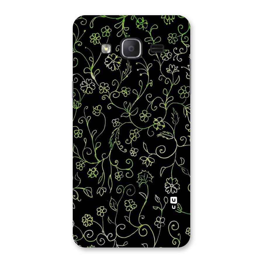 Green Leaves Back Case for Galaxy On7 2015