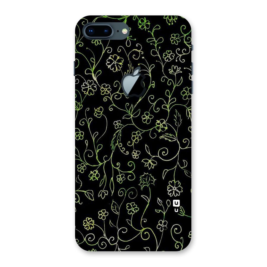 Green Leaves Back Case for iPhone 7 Plus Apple Cut
