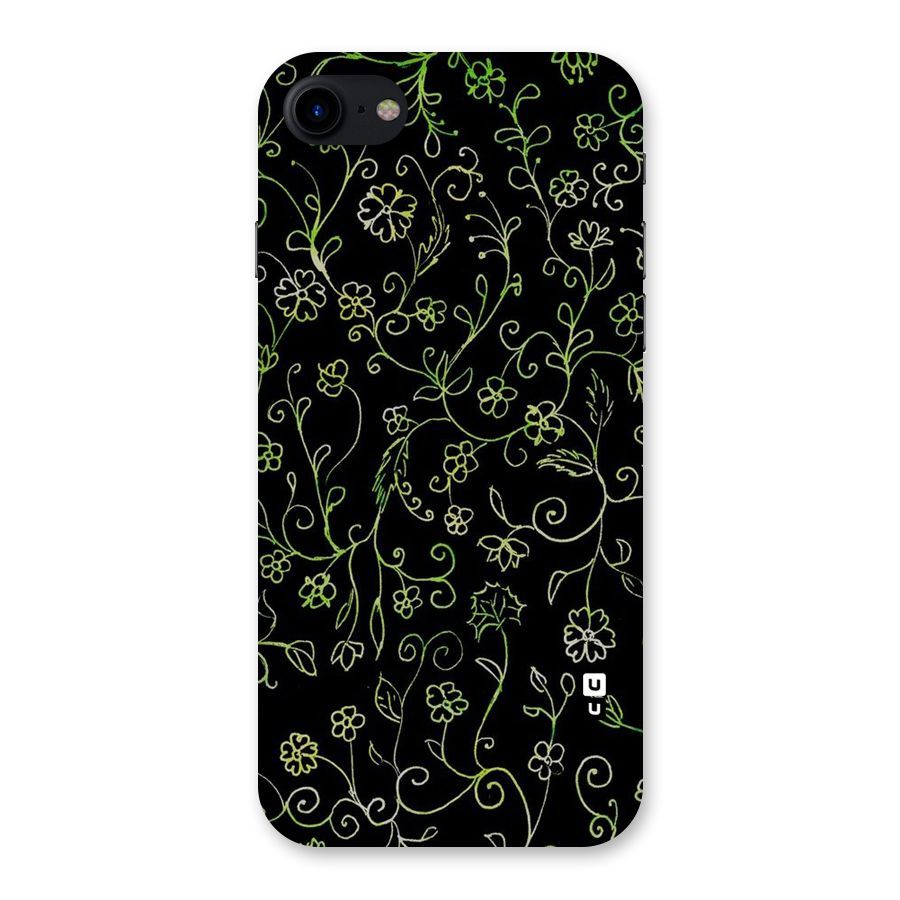 Green Leaves Back Case for iPhone SE 2020