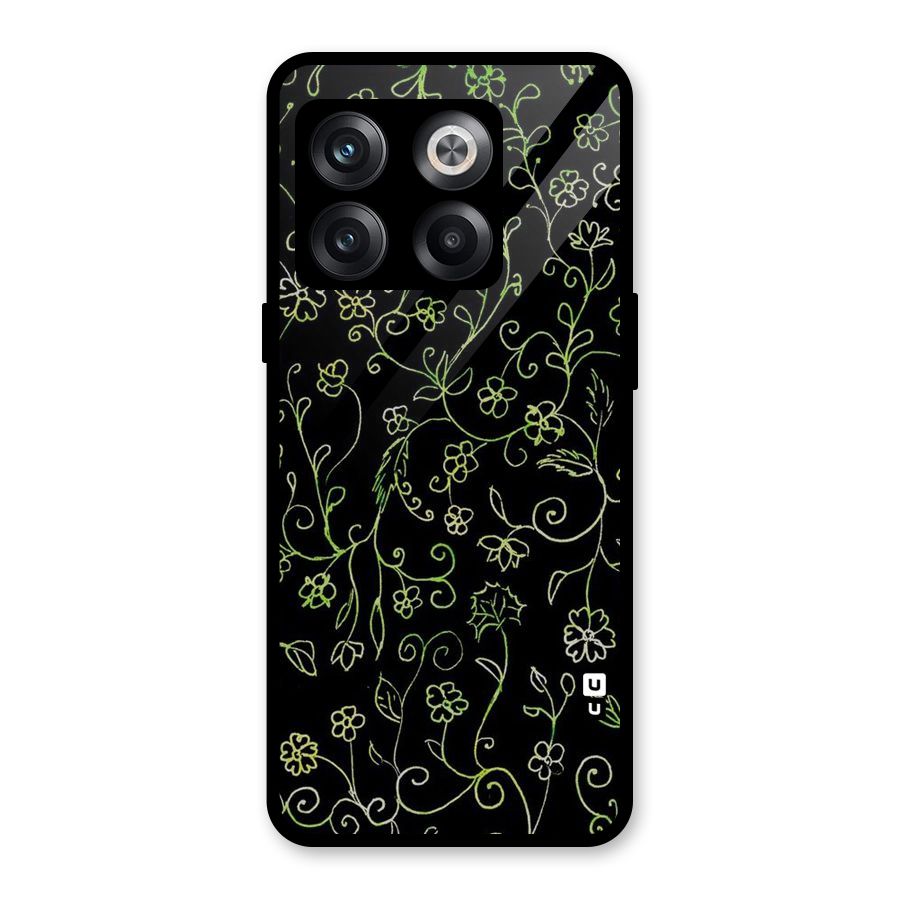 Green Leaves Glass Back Case for OnePlus 10T