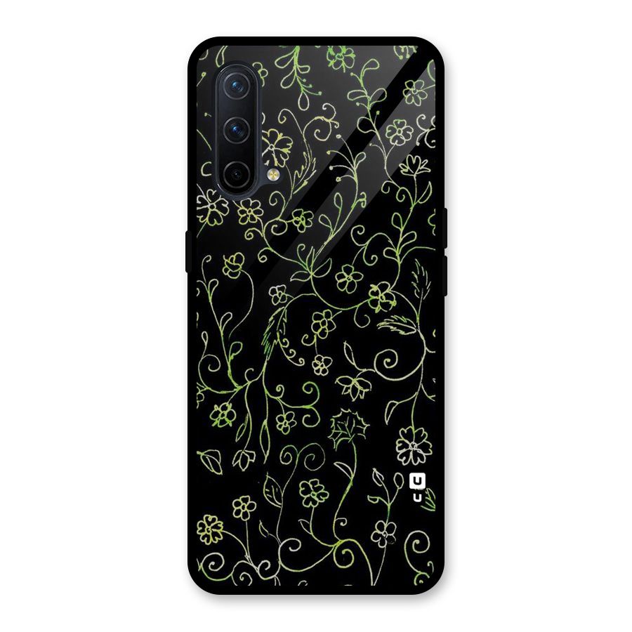 Green Leaves Glass Back Case for OnePlus Nord CE 5G