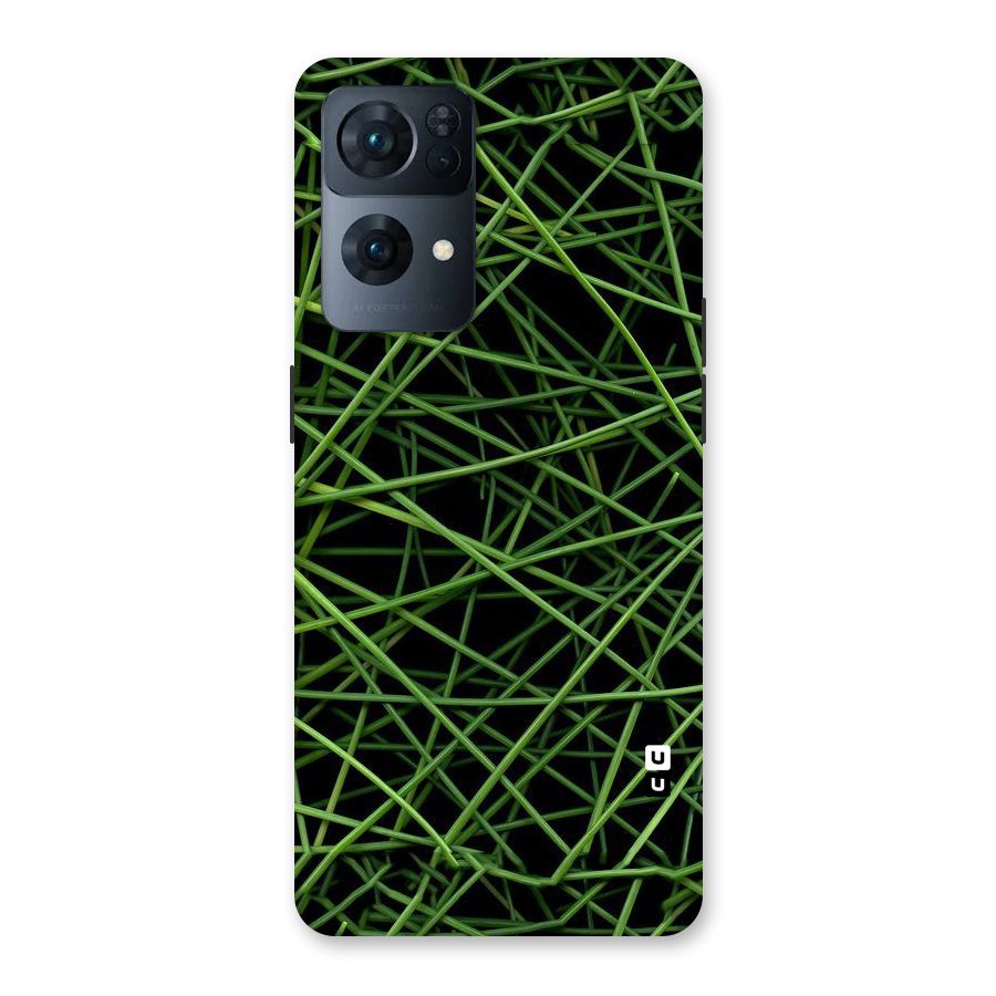 Green Lines Back Case for Oppo Reno7 Pro 5G