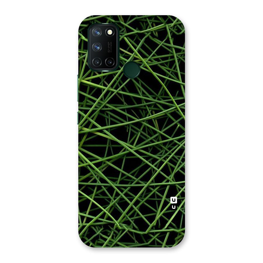 Green Lines Back Case for Realme 7i