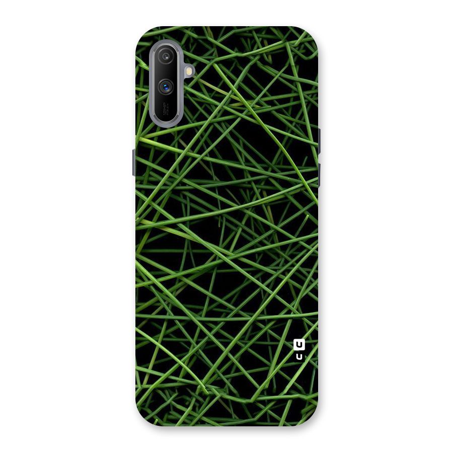 Green Lines Back Case for Realme C3