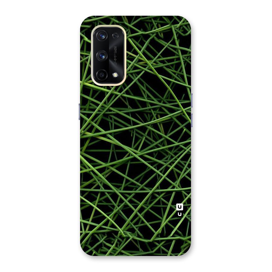 Green Lines Glass Back Case for Realme X7 Pro