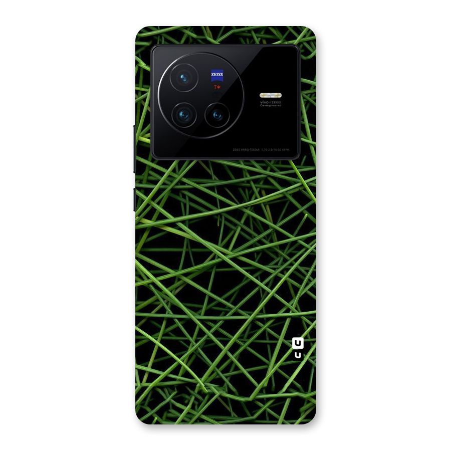 Green Lines Back Case for Vivo X80