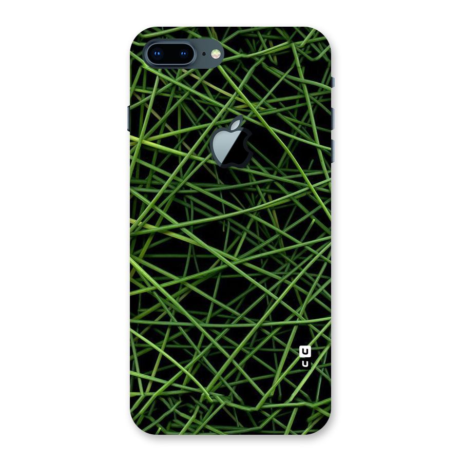 Green Lines Back Case for iPhone 7 Plus Apple Cut