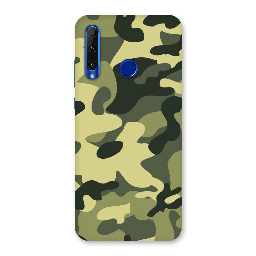 Green Military Pattern Back Case for Honor 20i