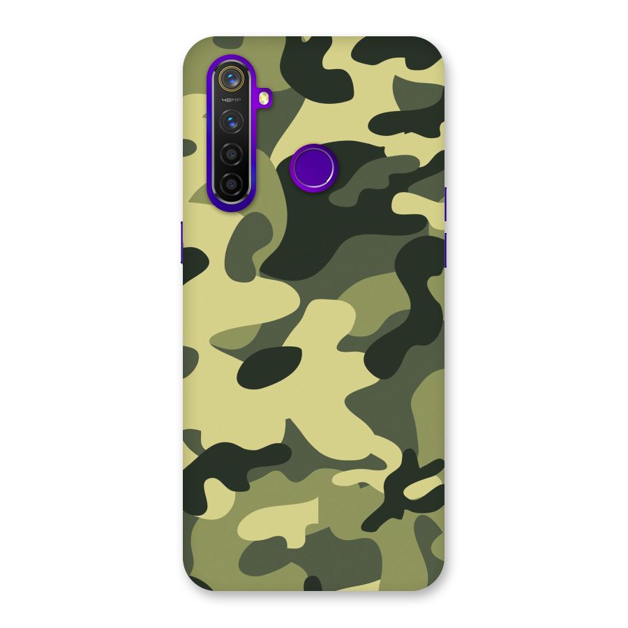 Green Military Pattern Back Case for Realme 5 Pro