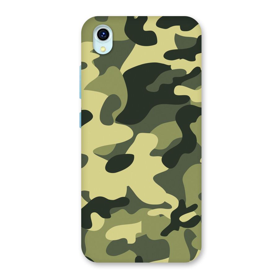 Green Military Pattern Back Case for Vivo Y1s
