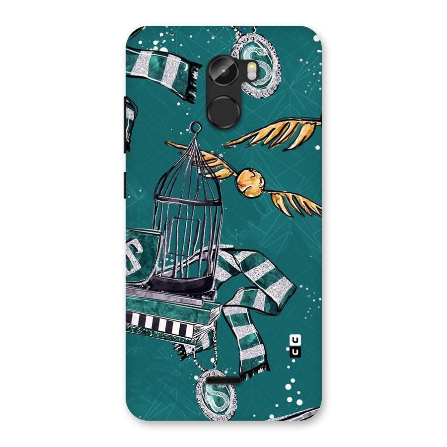 Green Scarf Back Case for Gionee X1