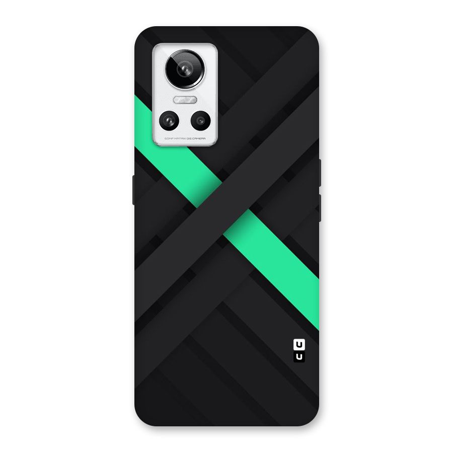 Green Stripe Diagonal Back Case for Realme GT Neo 3