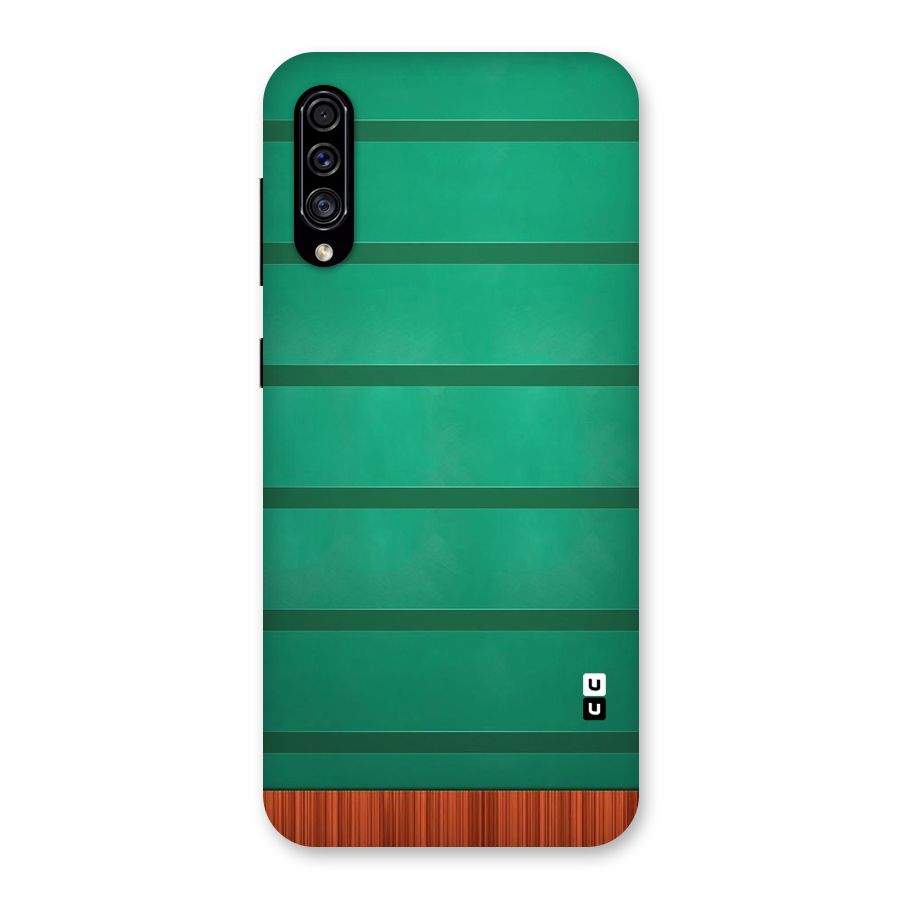 Green Wood Stripes Back Case for Galaxy A30s