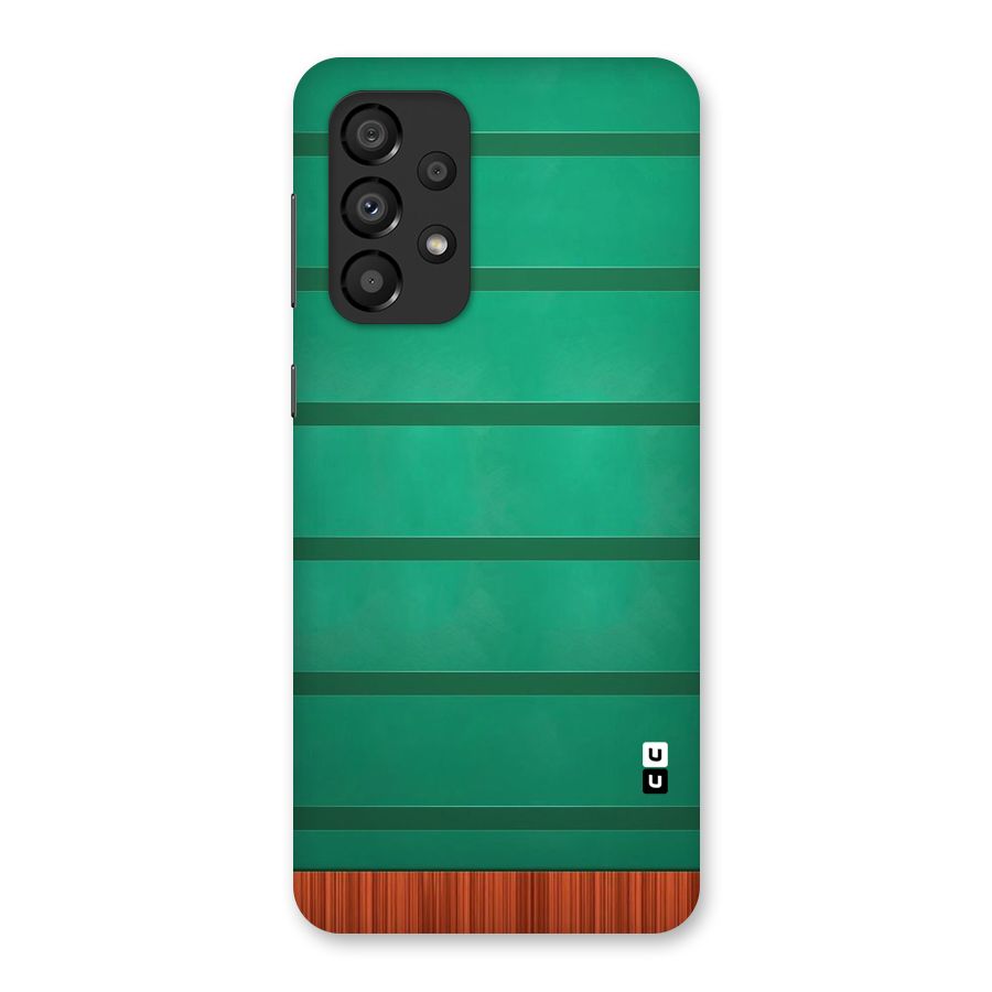 Green Wood Stripes Back Case for Galaxy A33 5G
