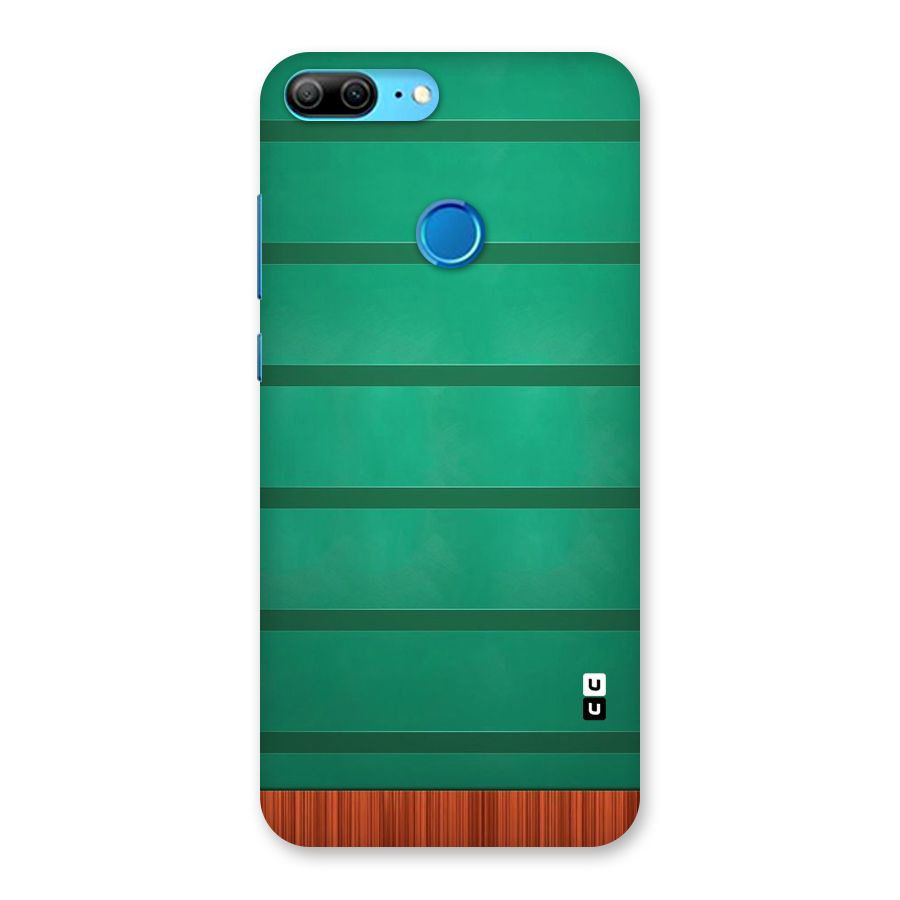 Green Wood Stripes Back Case for Honor 9 Lite