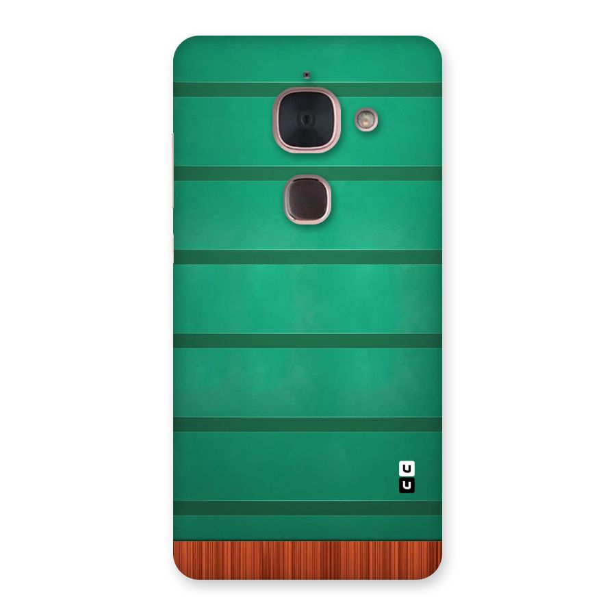 Green Wood Stripes Back Case for Le Max 2