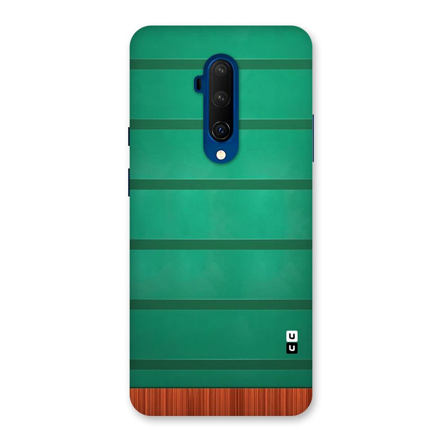 Green Wood Stripes Back Case for OnePlus 7T Pro