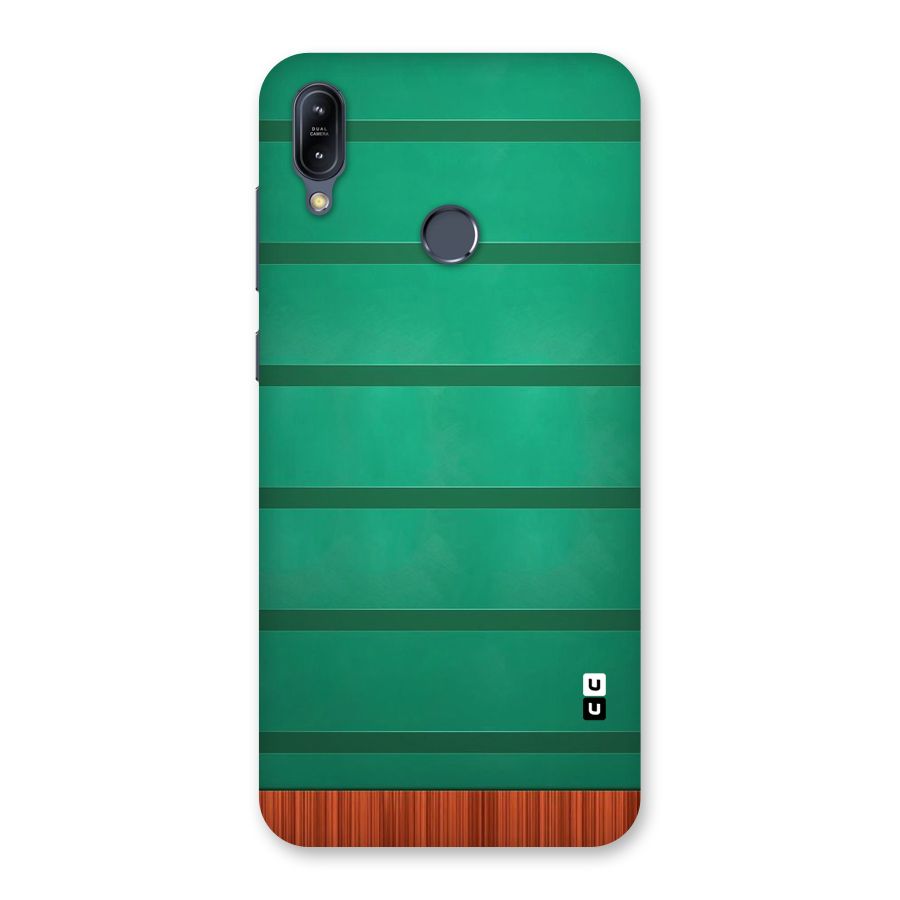 Green Wood Stripes Back Case for Zenfone Max M2