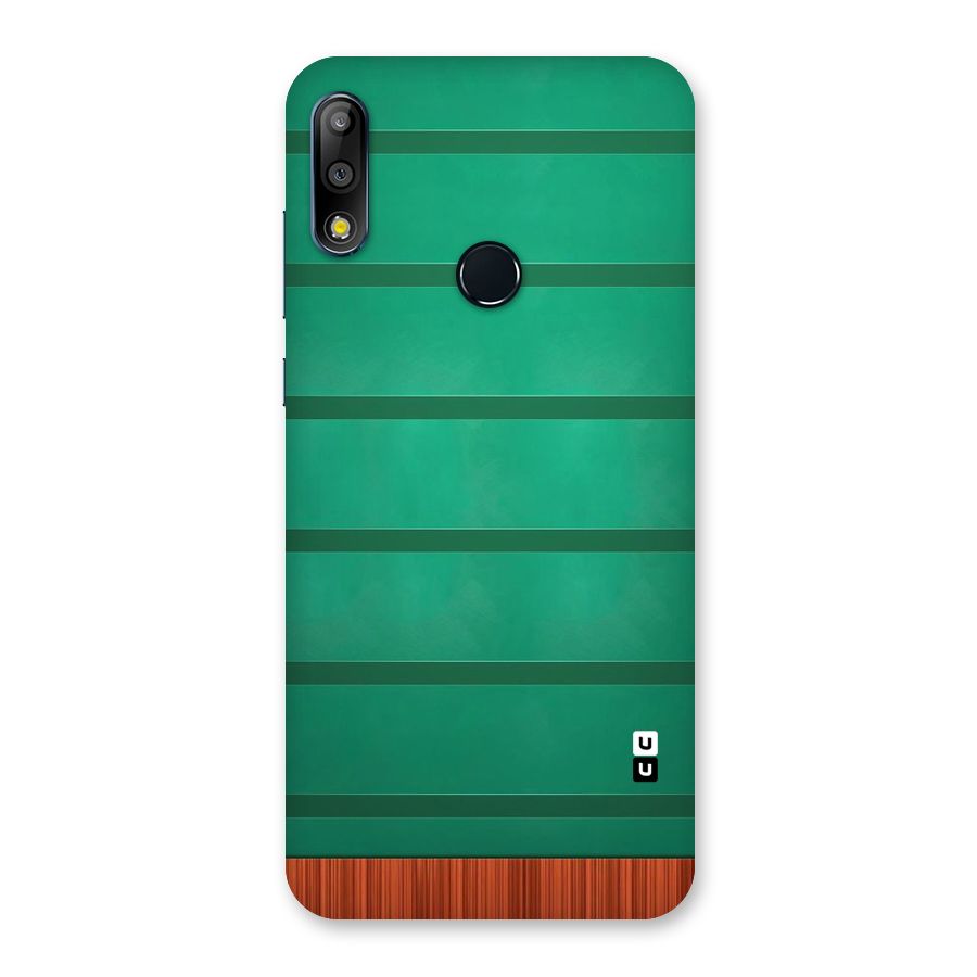 Green Wood Stripes Back Case for Zenfone Max Pro M2