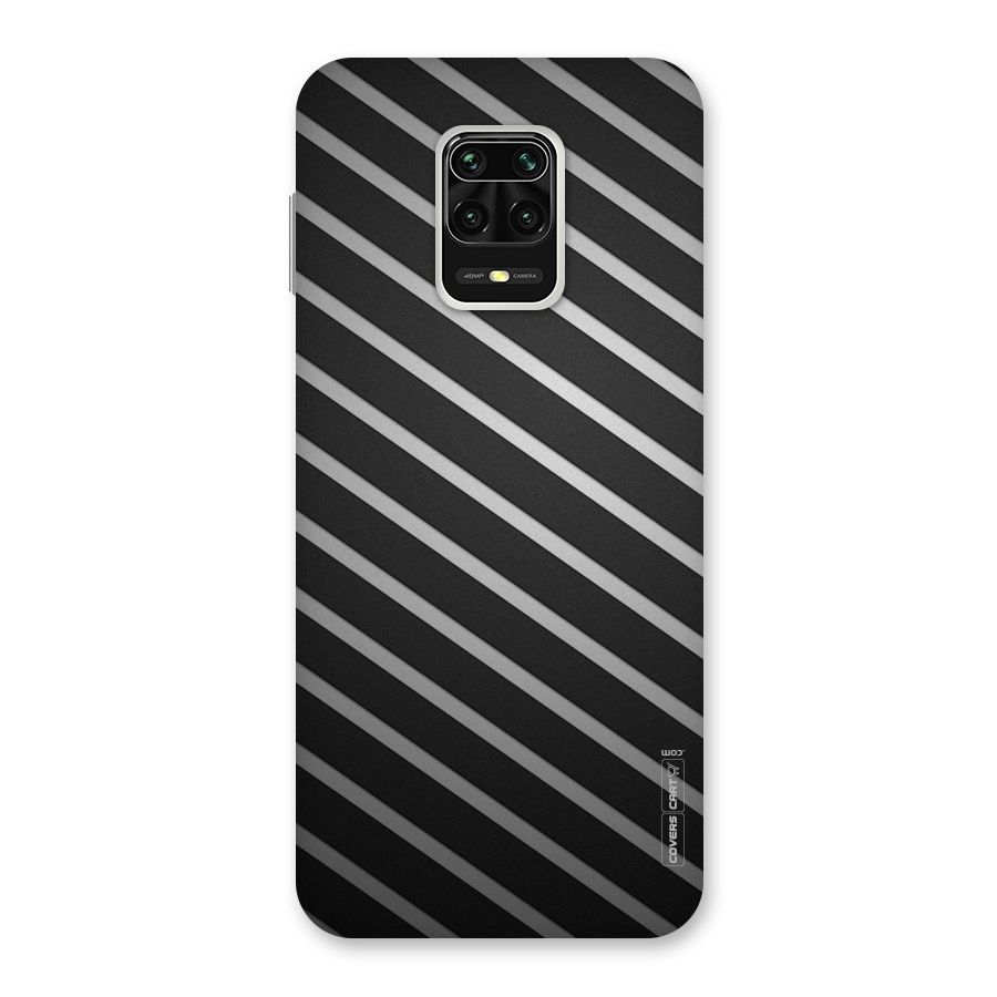 Grey And Black Stripes Back Case for Poco M2 Pro