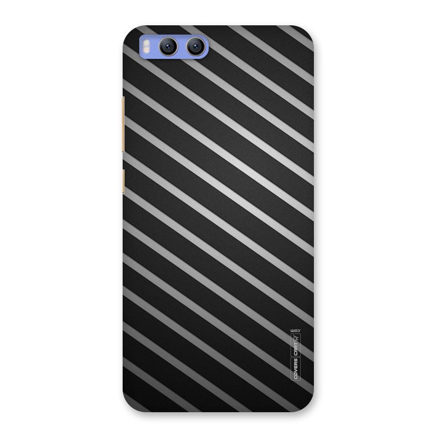 Grey And Black Stripes Back Case for Xiaomi Mi 6