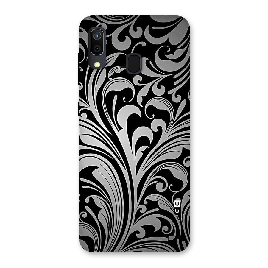 Grey Beauty Pattern Back Case for Galaxy A30