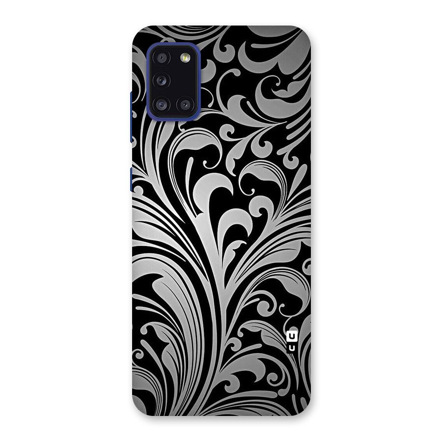Grey Beauty Pattern Back Case for Galaxy A31