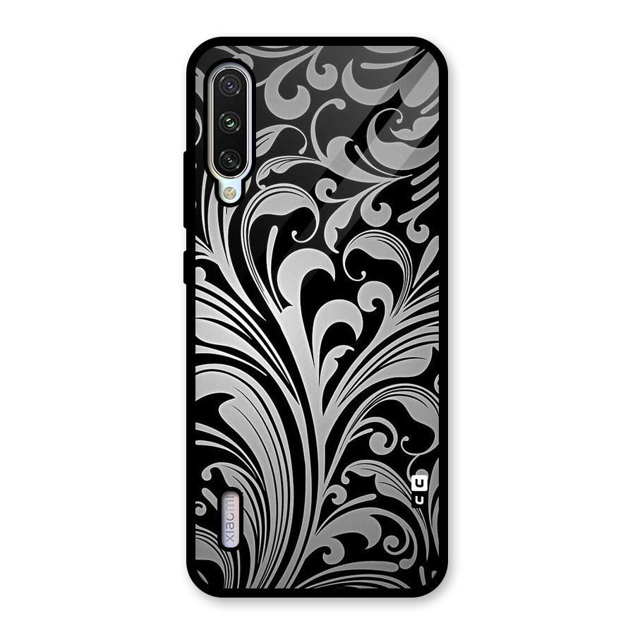 Grey Beauty Pattern Glass Back Case for Mi A3