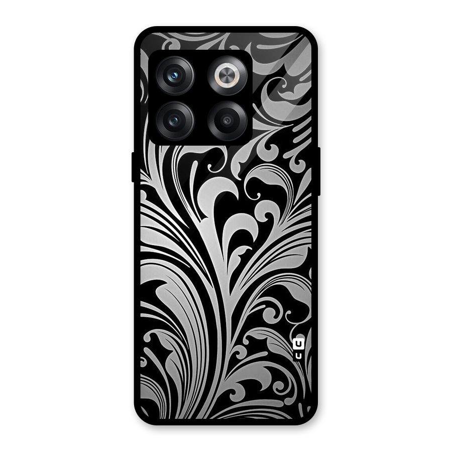 Grey Beauty Pattern Glass Back Case for OnePlus 10T