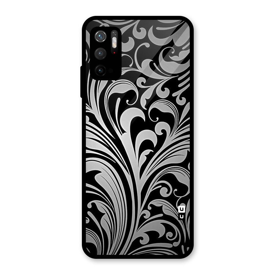 Grey Beauty Pattern Glass Back Case for Poco M3 Pro 5G